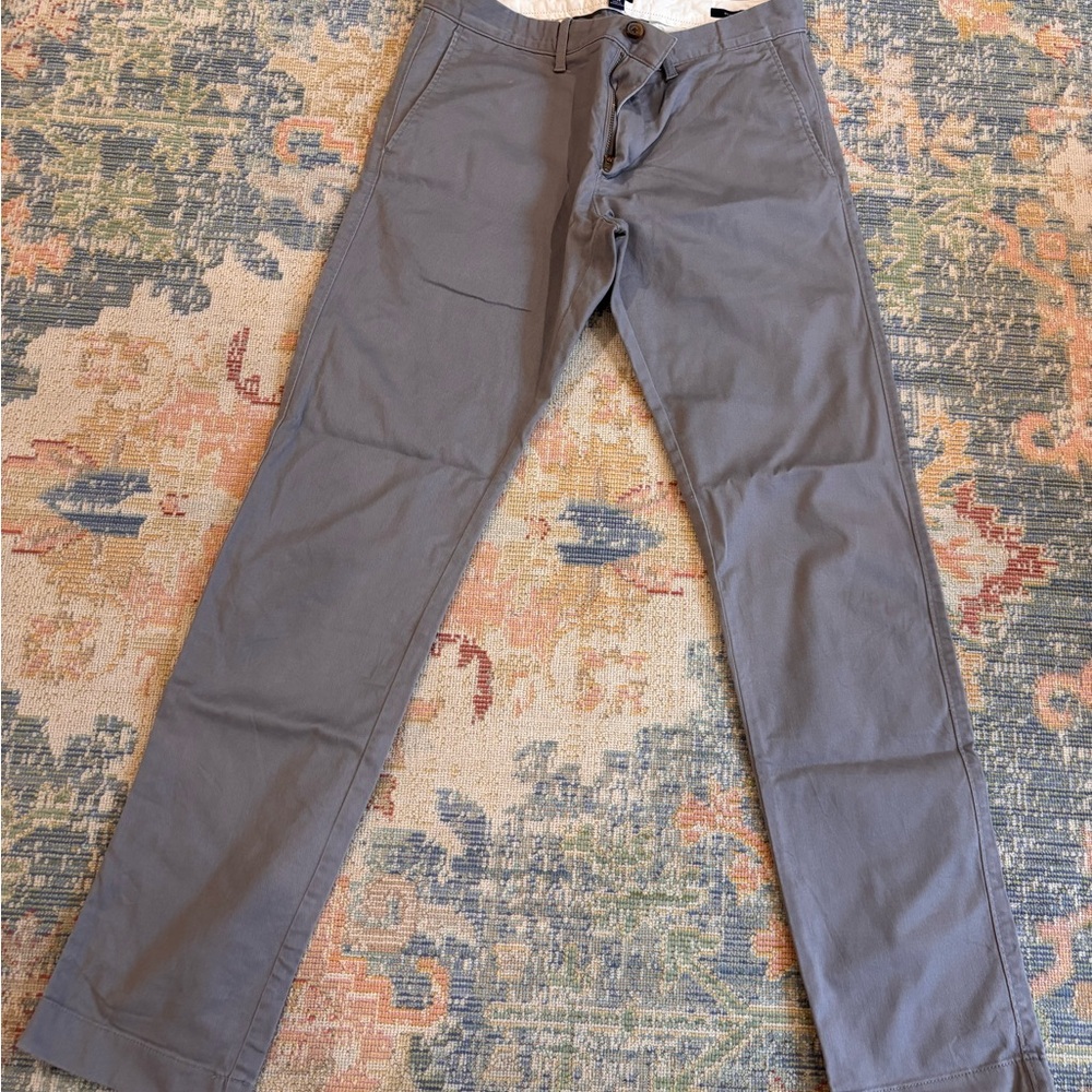 J. Crew Men's Charcoal Chinos